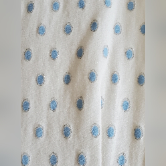 Moon River white dress with tiffany blue polka dots XS - Picture 5 of 6